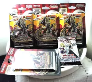 Carte collezionabili Konami Yu-Gi-Oh 4 blister da 9 carte 1a edizione1 foil pack - Foto 1 di 8