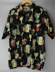 Camisa Aloha hawaiana de cóctel grande de ron Aftco Bluewater - Imagen 1 de 2