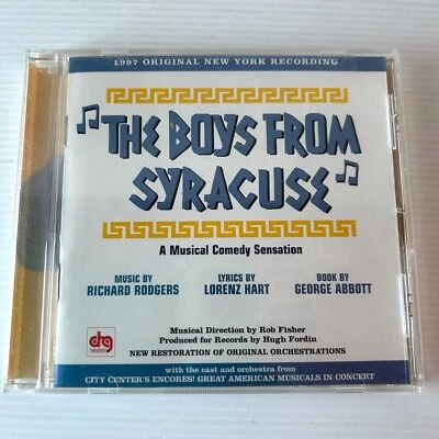Boys from Syracuse 1997 Concert Cast CD 1997 Richard Rogers Musical Comedy DRG - Image 1 of 4