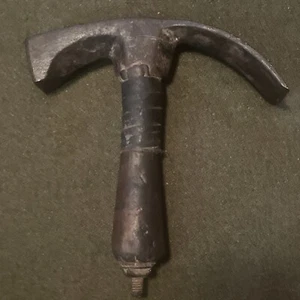 ANTIGUO MARTILLO DE BARRIL COOPER’S único paso azuela mango de metal - Imagen 1 de 17