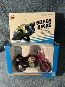 Vintage 1993 Zylmex Zee Toys Super Bikes 1/18 Paris Dakar Dirt Bike R80 RS MIB - Picture 1 of 5