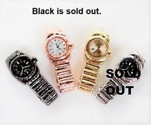 Dollhouse Miniature Watch - Men's or Ladies Wrist Watch - 1:12 - 1 Random Color - Picture 1 of 3