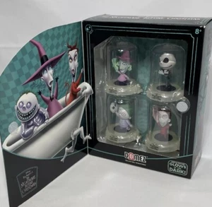 SET OF 4 NIGHTMARE BEFORE CHRISTMAS Glow In The Dark Figures. - Picture 1 of 3