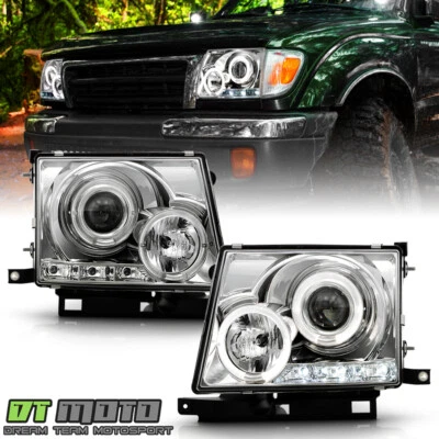 Faros proyectores LED halo izquierda+derecha para Toyota Tacoma 97-00 2x2 98-00 4x4 Foto 1 de 4