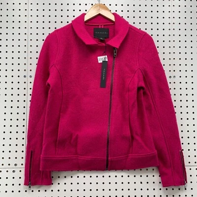 NEW Tahari Wool Blend Motorcycle Style Jacket Womens Small 17.5x24 NWT - Image 1 of 4