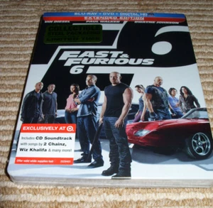Fast & Furious 6 Extended Edition Exclusive Blu-Ray/DVD Version Steelbook! New! - Picture 1 of 3