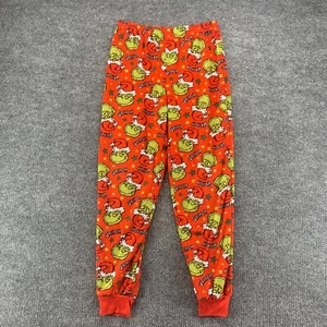 The Grinch Pajama Pants Boys XL 14/16 Red Sleepwear Loungwear Holiday Christmas - Picture 1 of 14