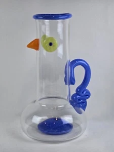 Bernstein Art Glass Duck Pitcher Vase 2010  - Picture 1 of 7