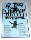 Nirvana 1991 "Nevermind" Tour All Dates Poster Dave Grohl Kurt Cobain 19"x13"
