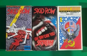 SKID ROW 3 VHS TAPE LOT-ALL TESTED AND WORK GREAT-OFFERS WELCOMED - Picture 1 of 9