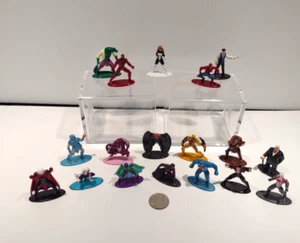 Marvel Lot Bundle of 18 Spider-Man Jada Toys Diecast Action Figures - Picture 1 of 16