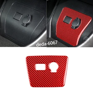 Red Carbon Fiber Power Output Button Panel Cover For Toyot@ Prius 2012-15 B-type - Picture 1 of 10
