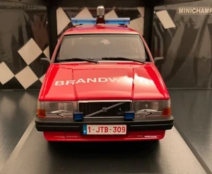 VOLVO 740GL Break Station Wagon Ambulance 1986 1/18 Minichamps - Foto 1 di 5