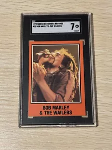 1979 Bob Marley & The Wailers Warner Bros. Records Promo Card 7 SGC GRADED - Picture 1 of 2