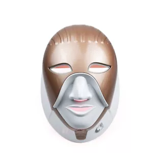Face Photon Therapy Facial Mask Rejuvenation Light LED Electric With Neck Skin - Picture 1 of 9