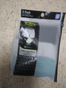 Nip Athletic Big MENS Boxer Briefs 3 PACK 6" Inseam Blk Grey Green 2x - Picture 1 of 2