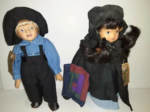 Muñeca ""The Amish"" Springford Gifts edredón de 10"" de alto con etiquetas originales - Imagen 1 de 12