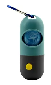 Diamond Visions-Dog Poop Clean-Up Bag Carrier with Flashlight Attachment - Picture 1 of 3