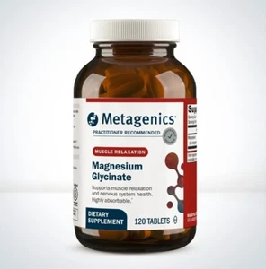 Metagenics, Mag Glycinate , Highly Absorbable magnesium, 120 Tablets - Picture 1 of 4