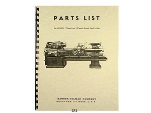 Hendey Drehmaschine Aufsätze und Zubehör Handbuch *1034 - Bild 1 von 3