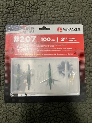Swhacker Broadheads Expandable 100Gr 2" 3pk w/ Case #207