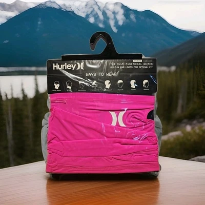 Женщин Hurley легкий шеи Gaiter лицо маска розовый маленький многофункциональный  - Изображение 1 из 2