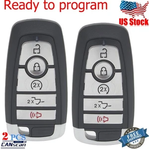 2 nuevos para Ford F-150 F-250 F-350 2017-2023 arranque remoto llavero inteligente 164-R8166 - Imagen 1 de 11