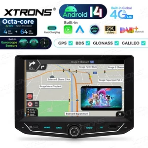 4G LTE 64G 9" Android Head Unit for Jeep Wrangler CarPlay DSP Sound Android 14 - Picture 1 of 23