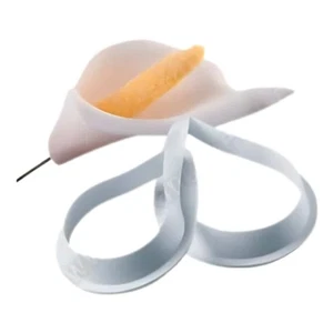 2er Set Nudelschneider Blume Calla 76x55 mm 62x45 mm gehämmert - Cake Design - Bild 1 von 4