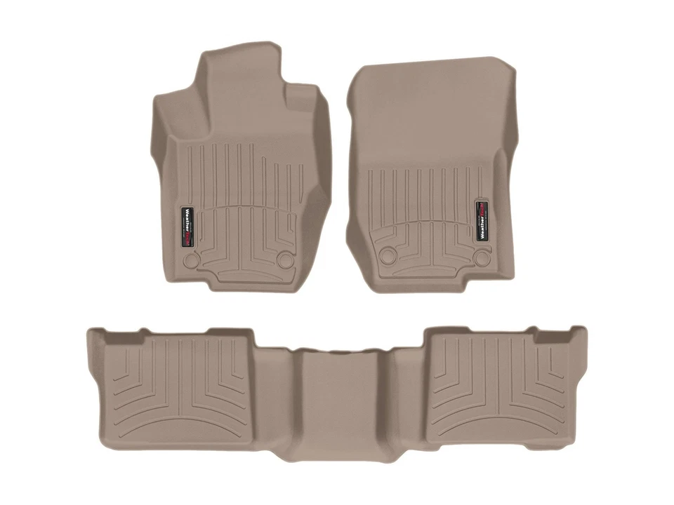 WeatherTech FloorLiner for 2006-2011 Mercedes ML-Class - 1st & 2nd Row, Tan - Image 1 of 4