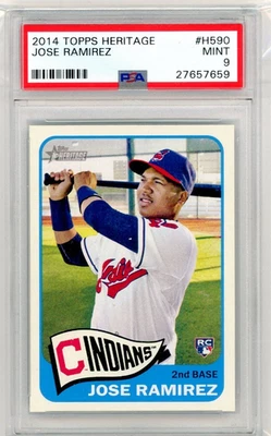 2014 Topps Heritage High Number Rookie  #H590 Jose Ramirez - Image 1 of 2