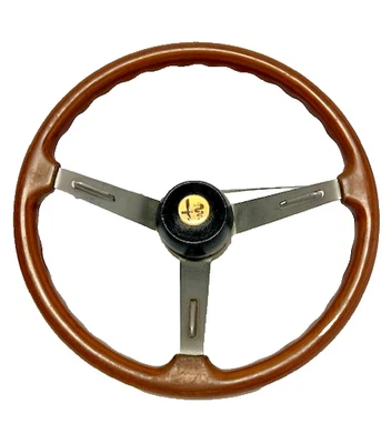 Vintage Alfa Romeo Hellebore Personel Wood Steering Wheel  GTV/Giulia/Duetto - Image 1 of 4