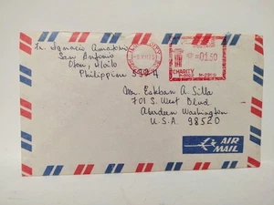 Vintage Iloilo Philippines Charity Postal Cover 1.50 - Picture 1 of 3