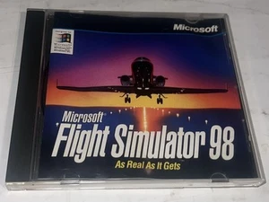 Microsoft Flight Simulator 98 Game Complete PC CD ROM - Bild 1 von 4