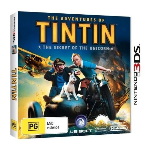 Adventures of Tintin Nintendo 3DS *NEW RARE OZI Tin Tin Game 2DS Movie DVD comic - Image 1 of 1