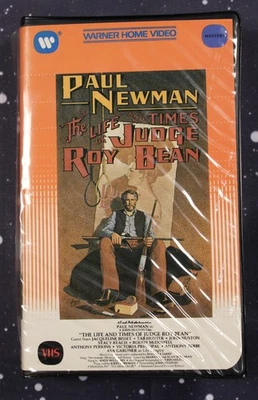 The Life and Times Of Judge Roy Bean (VHS, 1st Release, 1983) Clamshell, Warner - Image 1 of 4