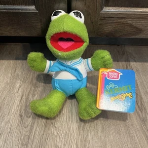 Hasbro Softies Baby Kermit the Frog 1985 8 pulgadas peluche Muppet bebés - con etiquetas - Imagen 1 de 3