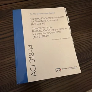 ACI 318-14 Building Code Requirements for Structural Concrete - USED GOOD - Picture 1 of 2