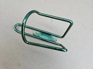 Vintage 90er Avenir Fahrrad Trinkflaschenhalter Aluminium Rasta Grün HomeGrown - Bild 1 von 7