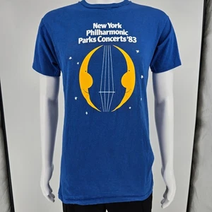 Vintage Screen Stars 1983 New York Philharmonic Parks Concerts '83 T-Shirt (M) - Picture 1 of 15