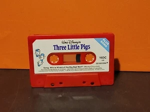 Rare Vintage 1978 Walt Disney Three Little Pigs Music Cassette Tape - Picture 1 of 2