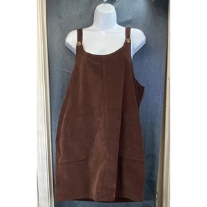 Live to be Spoiled Damen XXL braun Overall Taschen Kleid Lagenlook/Boho - Bild 1 von 8