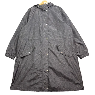 JOULES Raincoat UK 18 TENBY Waterproof Leopard Animal Print Packable Tiger Camo - Image 1 of 4