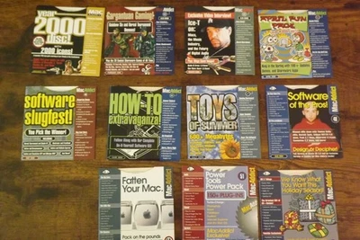 Vintage Mac Addict Magazine Discs (Set of 11) from 2000 - Image 1 of 2