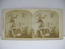 Antique 1875 F.G. Weller Littleton Stereoview No. 540 Not So Very Thin Lot #80