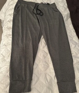 Under Armour Women’s Gray Drawstring Lightweight Jogger Loose Fit Pants XL New - Picture 1 of 4