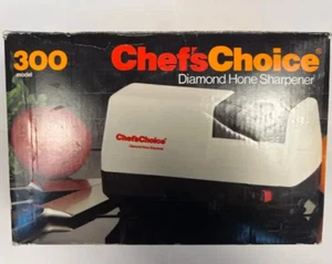 Chef's Choice Diamond Hone Knife Sharpener M300 White, Box, Manual, Everything - Picture 1 of 4