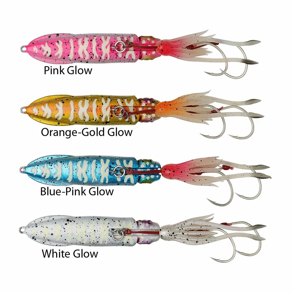 SAVAGE GEAR SWIMSQUID INCHIKU TECNICHE VERTICALI RICCIOLA TONNO CERNIA