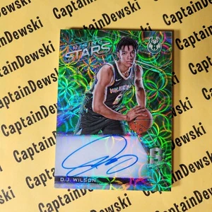DJ WILSON 2017-18 Panini Spectra #13/35 Rising Star Signature neongrün RC AUTO - Bild 1 von 5