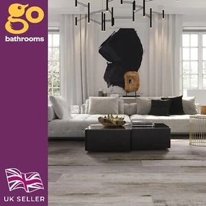 Reclaimed Grey Porcelain Wood Effie Floor Matt Wall Floor Tile 20x120cm Box - Picture 1 of 3